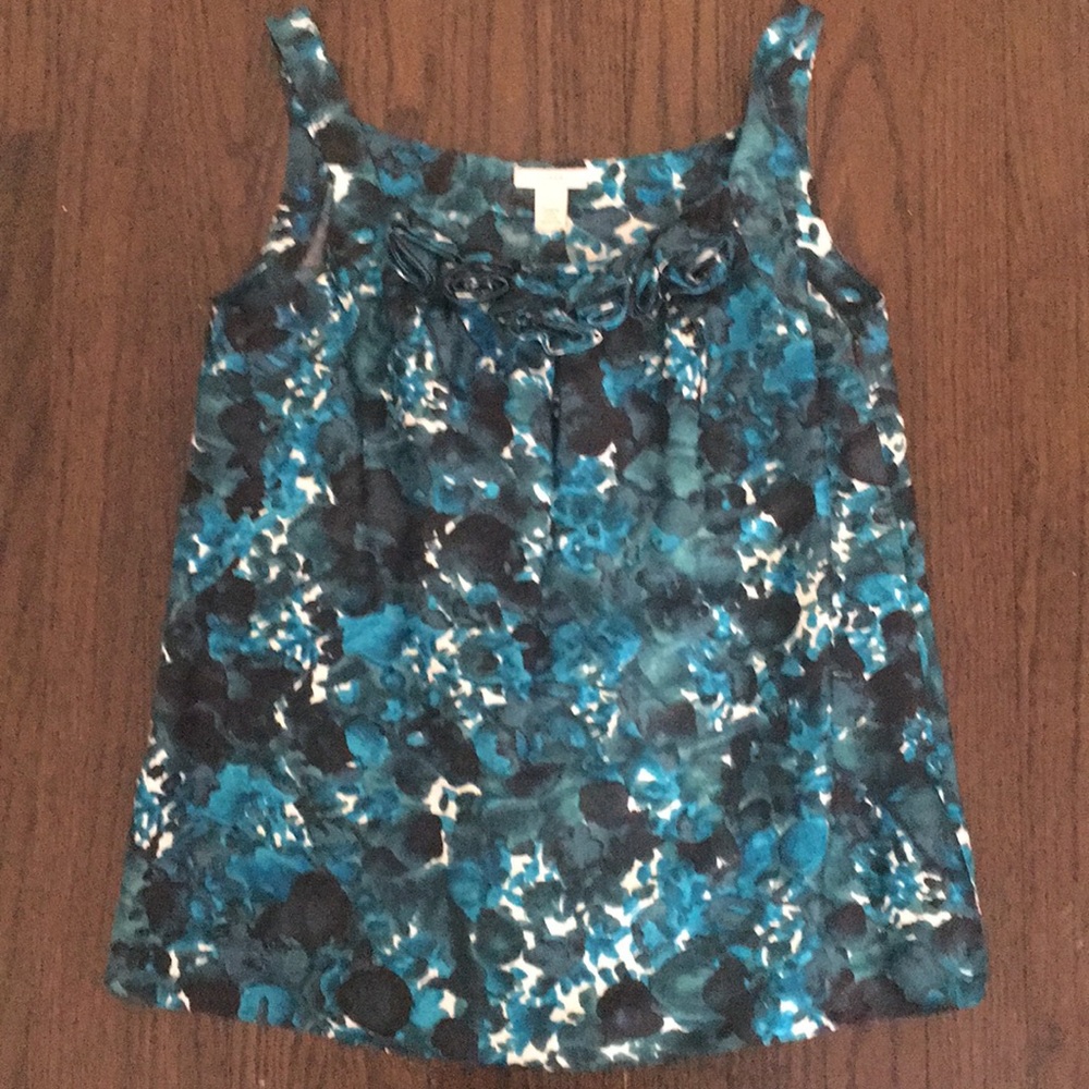 J.Crew Floral Sill Top